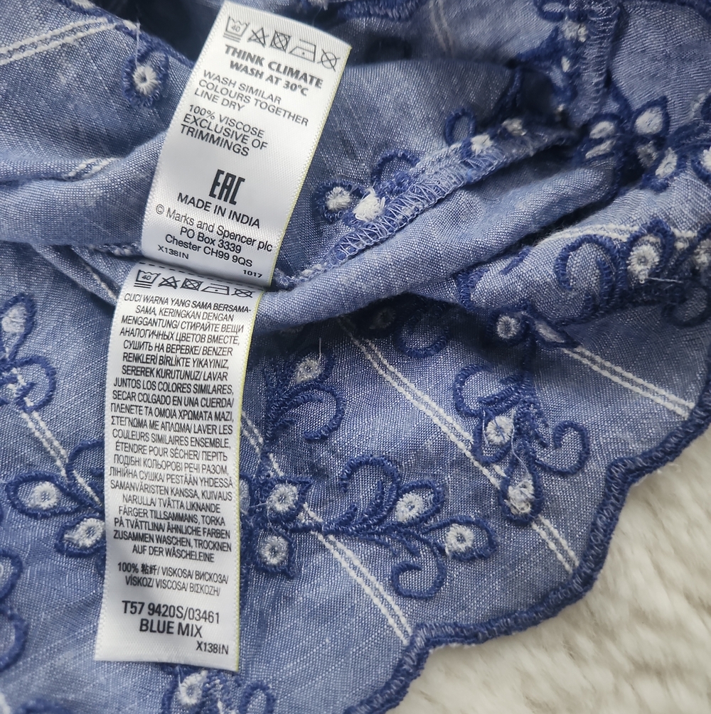 Marks Spencer M&S Lightweight Viscose Skirt Midi - Picture 6 of 6